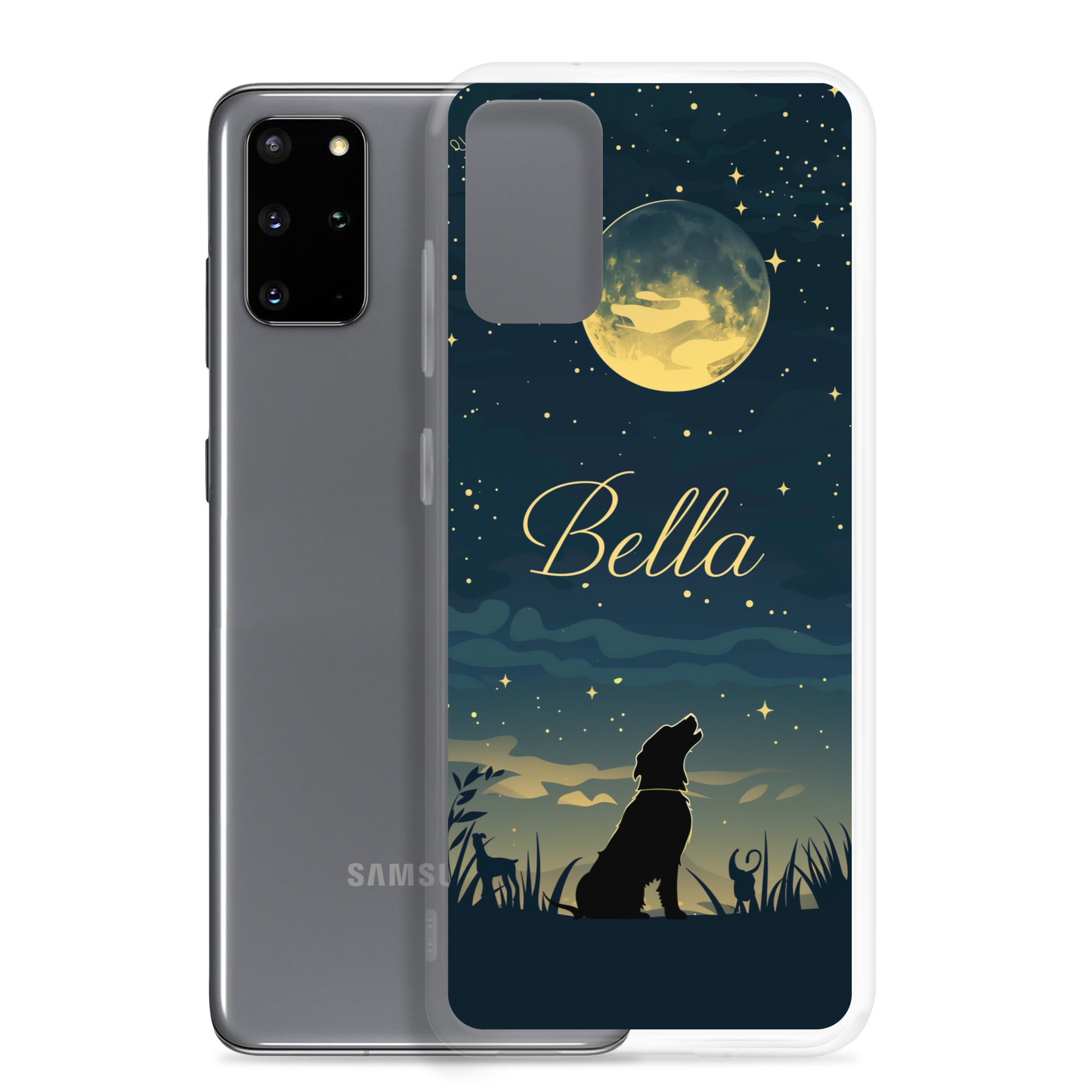 Canine Name Bella Clear Case for Samsung®