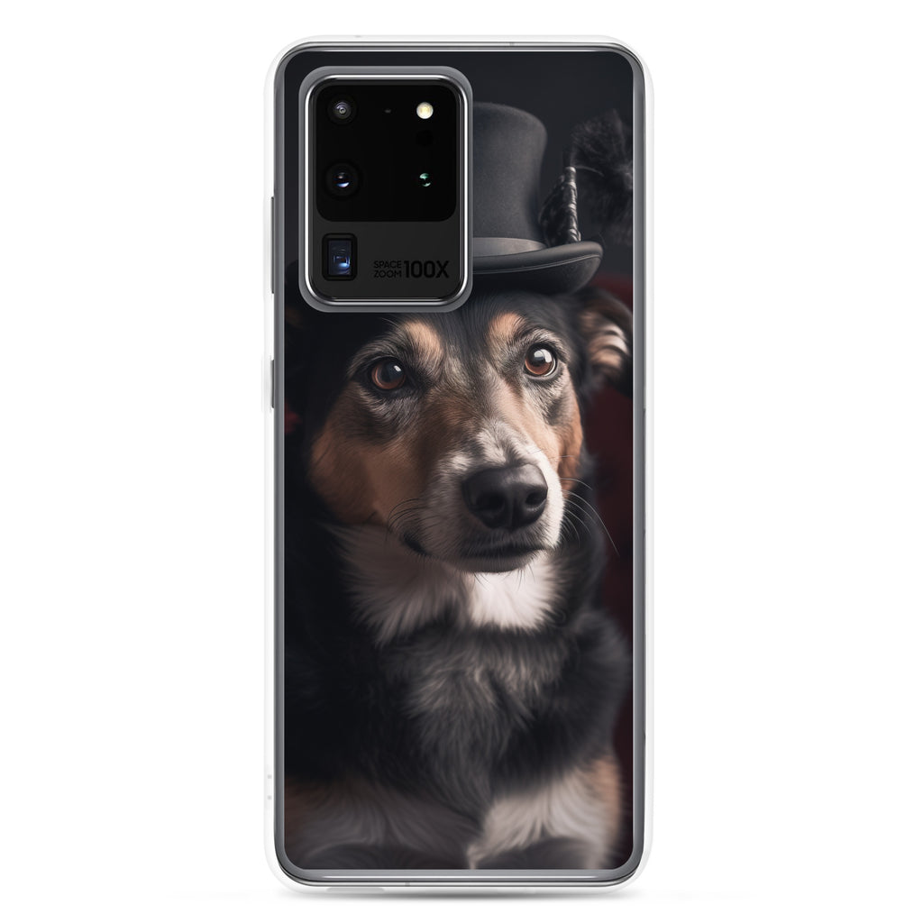 Top Hat Dog B Clear Case for Samsung®