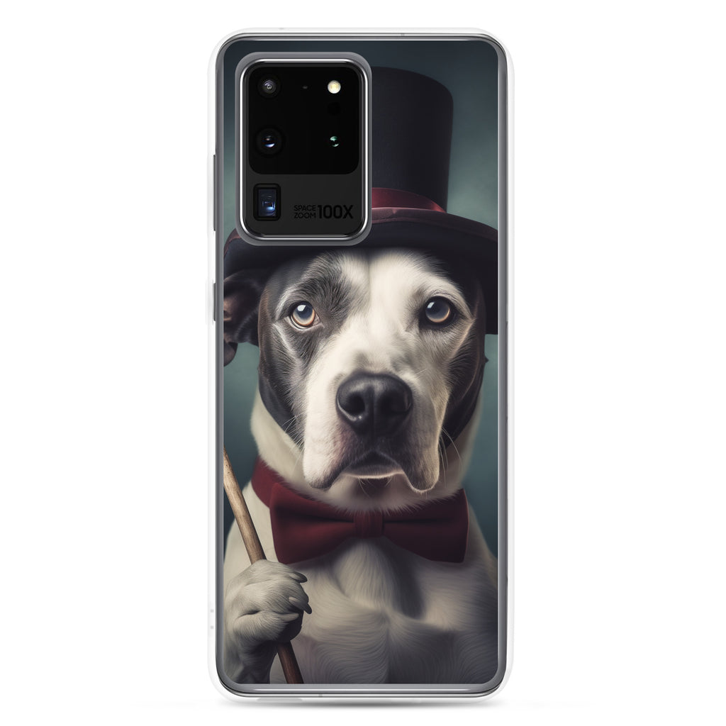 Top Hat Dog D Clear Case for Samsung®