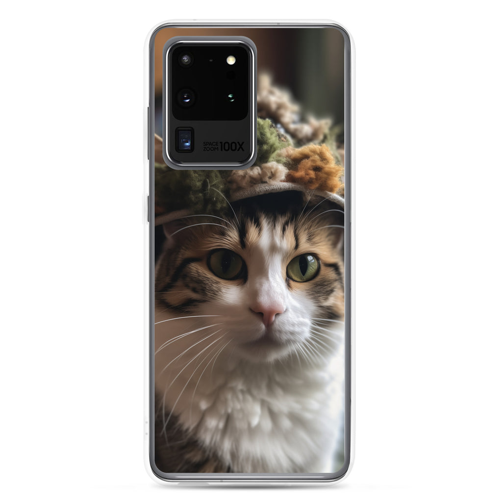 Cat Hat E Clear Case for Samsung®