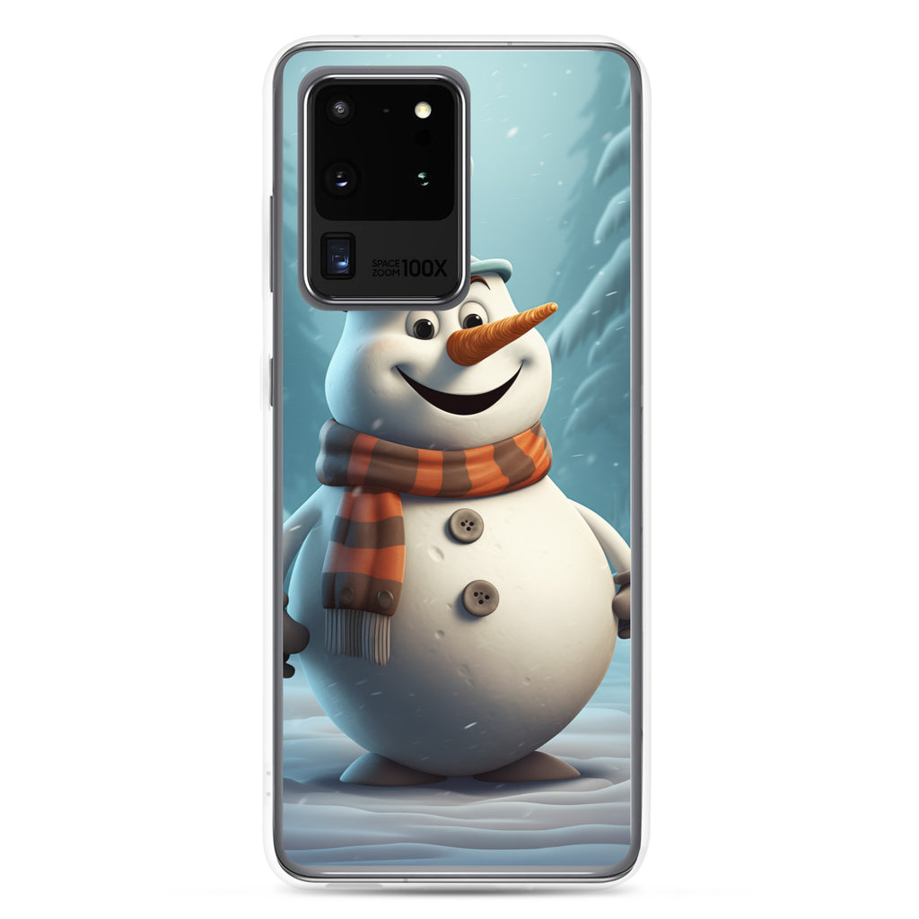 Snowman Gray Clear Case for Samsung®