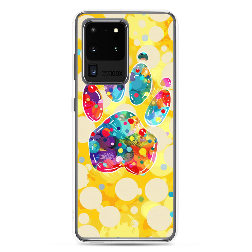 Artistic PawPrints Borealis Clear Case for Samsung®