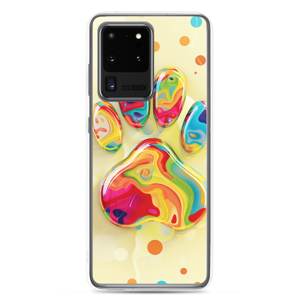 Artistic PawPrints Celestia Clear Case for Samsung®