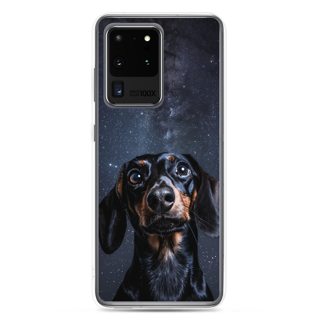 Dachshund Starry Night Clear Case for Samsung®