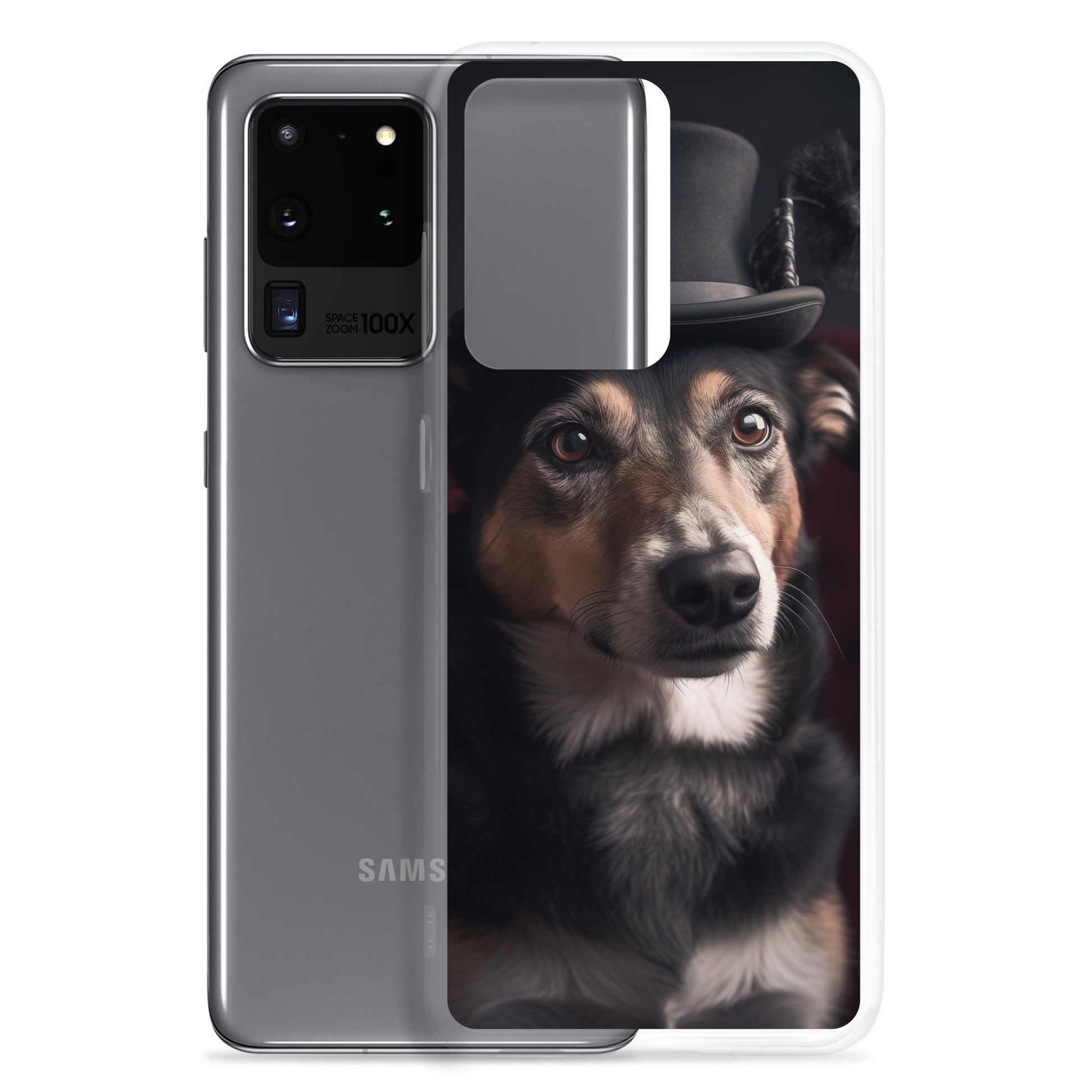 Top Hat Dog B Clear Case for Samsung®