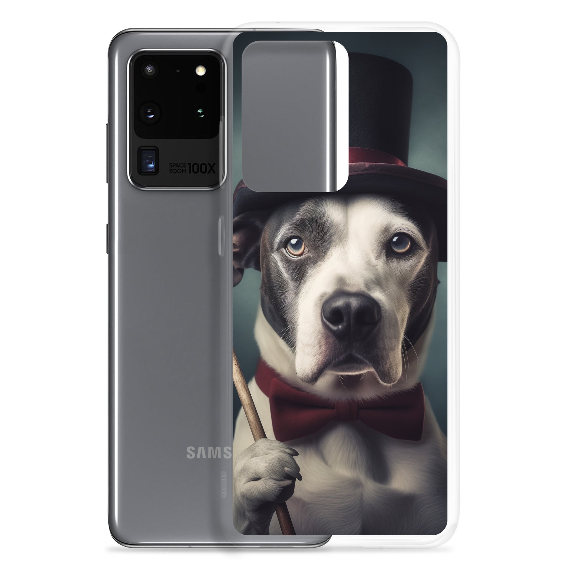 Top Hat Dog D Clear Case for Samsung®