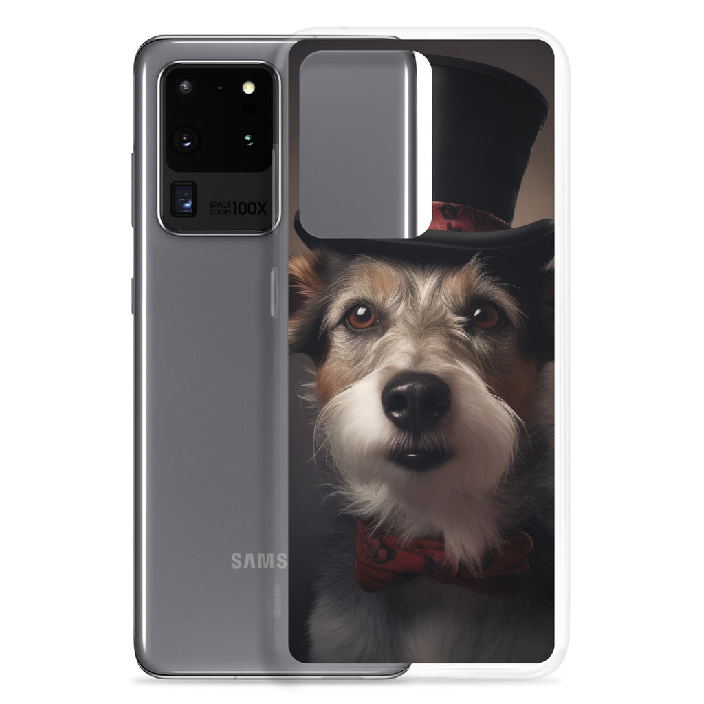Top Hat Dog E Clear Case for Samsung®