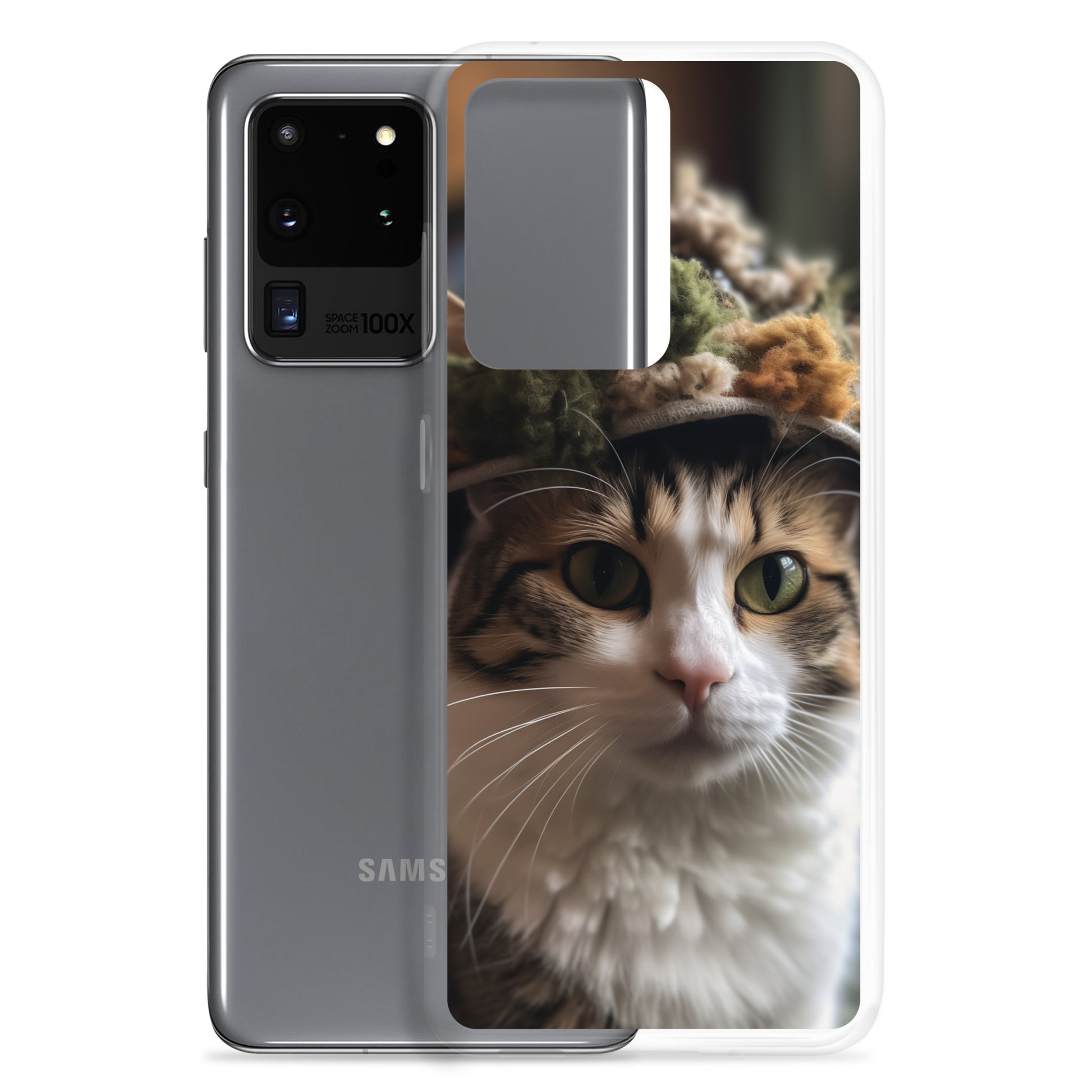 Cat Hat E Clear Case for Samsung®