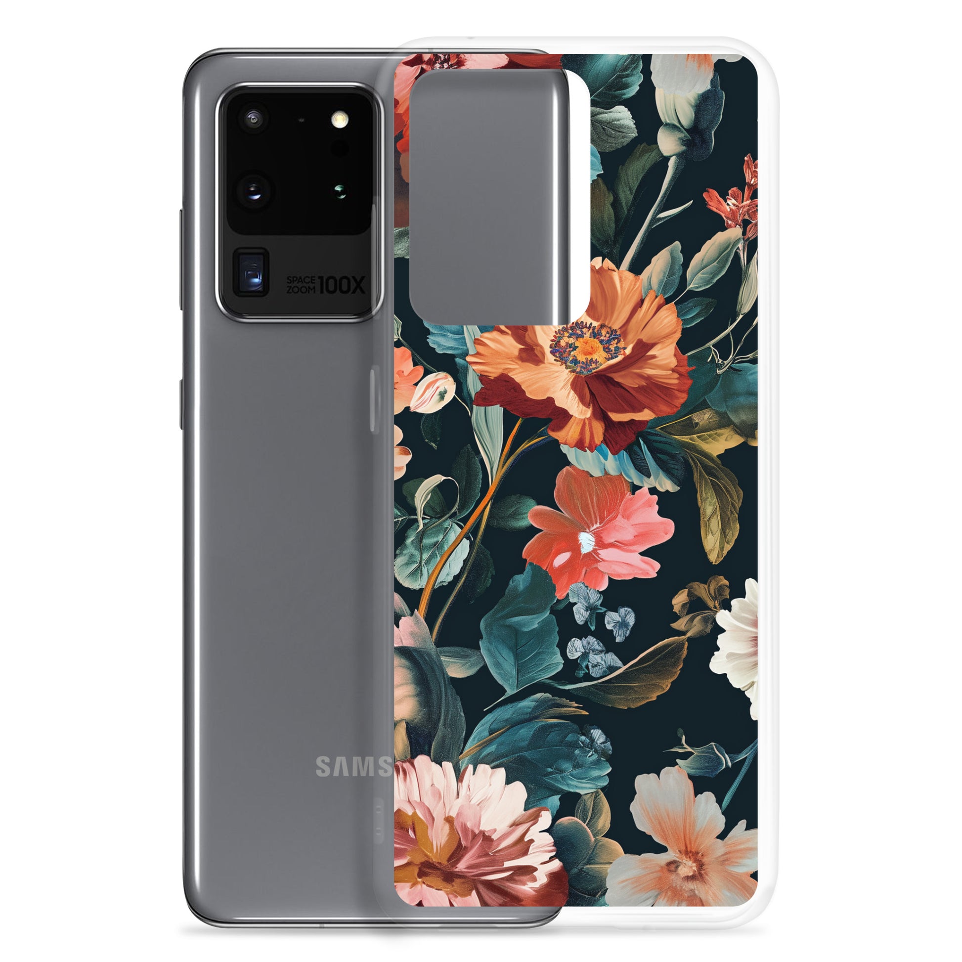 Flower Golden Clear Case for Samsung®