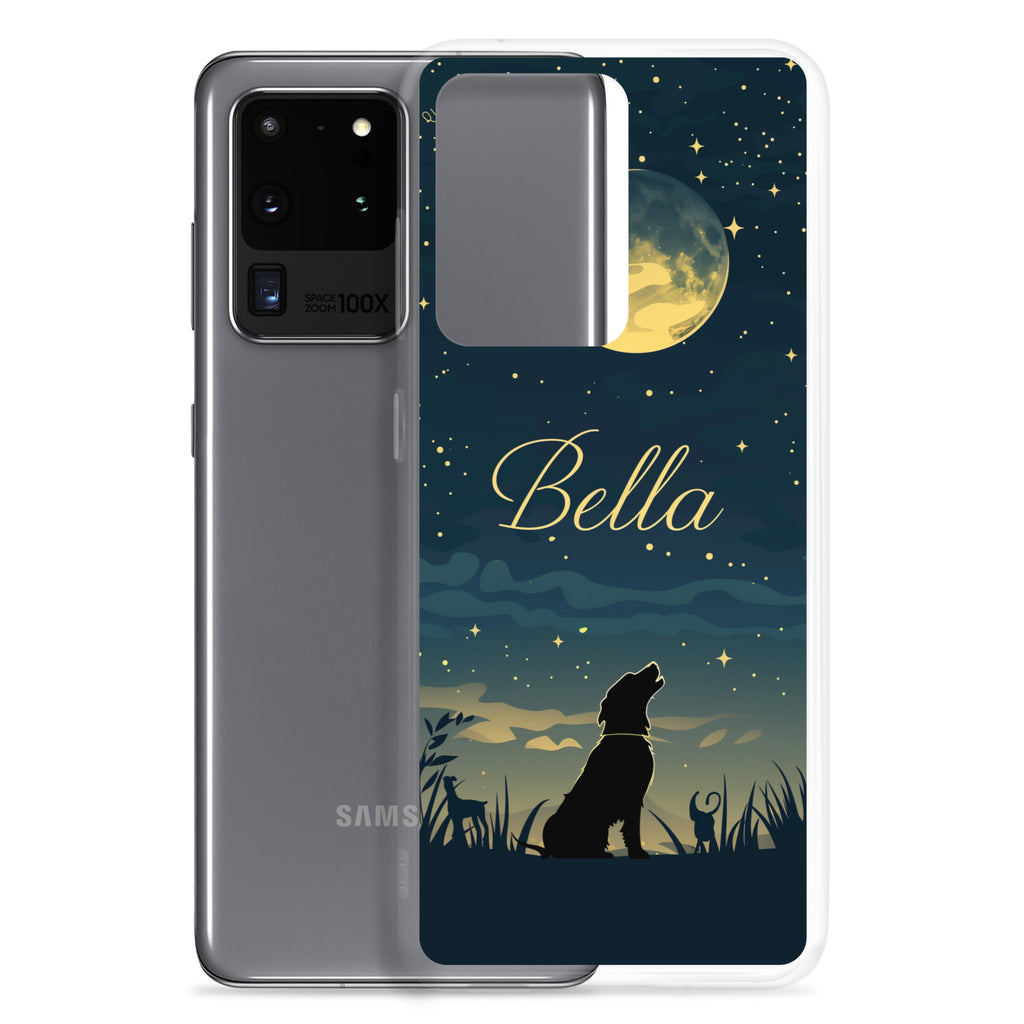 Canine Name Bella Clear Case for Samsung®