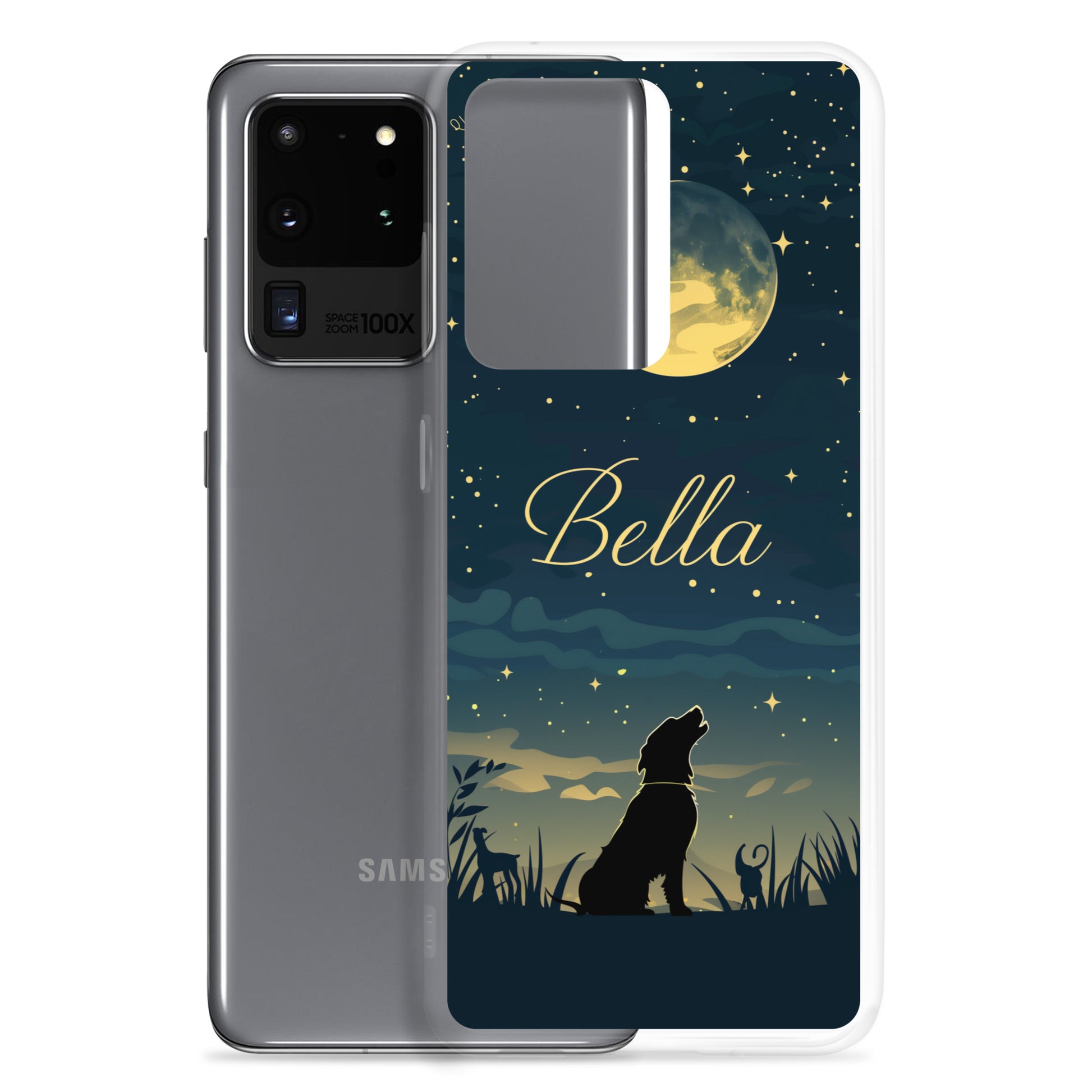 Canine Name Bella Clear Case for Samsung®