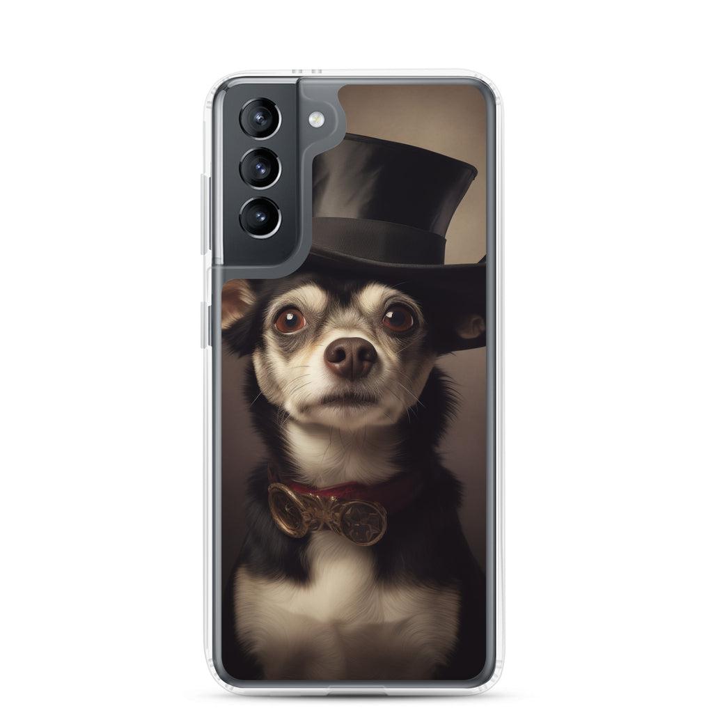 Top Hat Dog A Clear Case for Samsung®