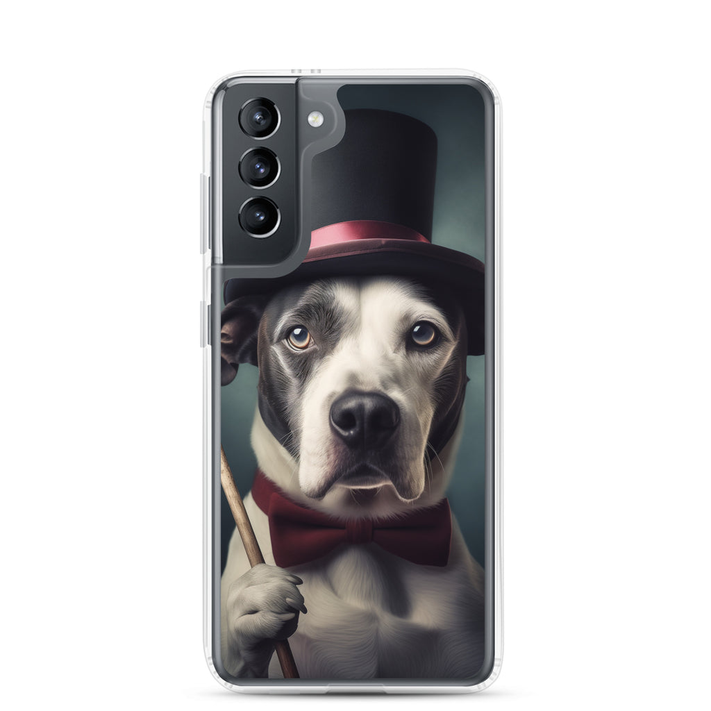 Top Hat Dog D Clear Case for Samsung®