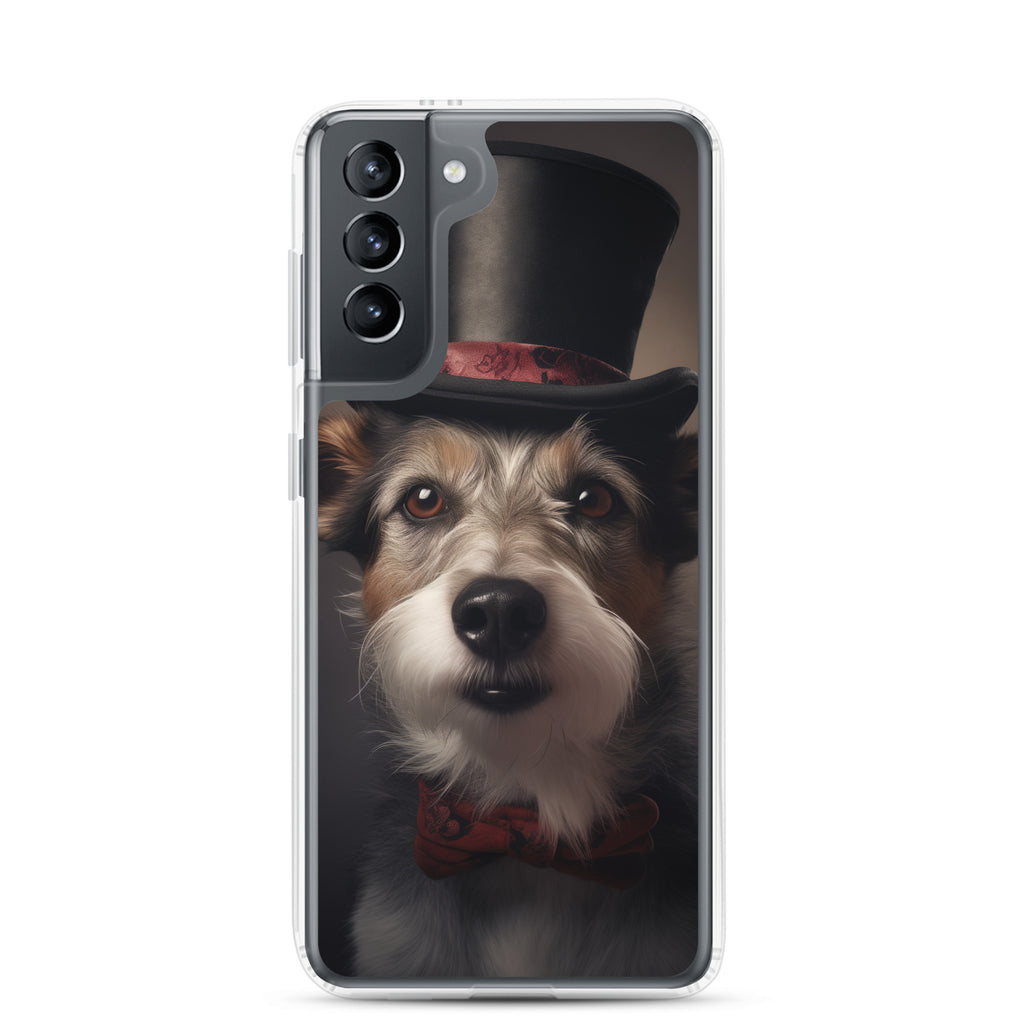 Top Hat Dog E Clear Case for Samsung®