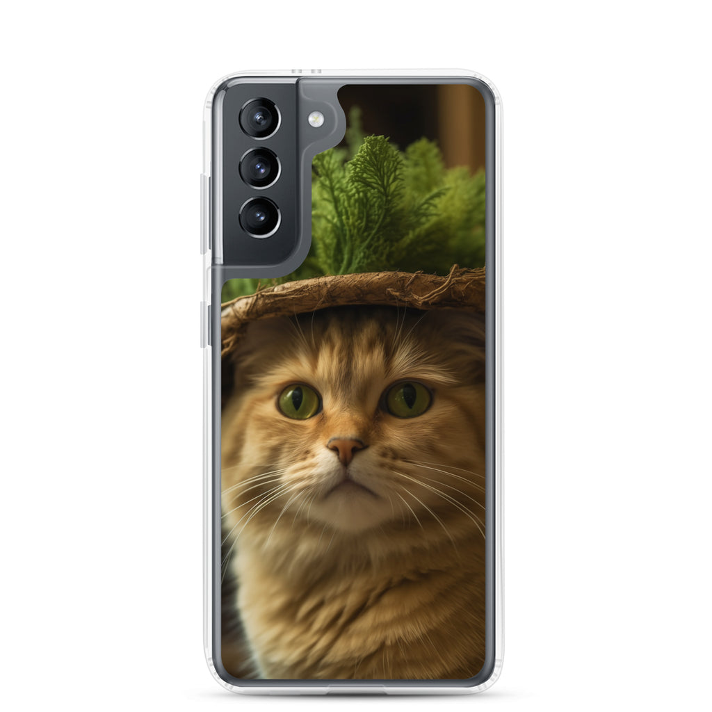 Cat Hat D Clear Case for Samsung®