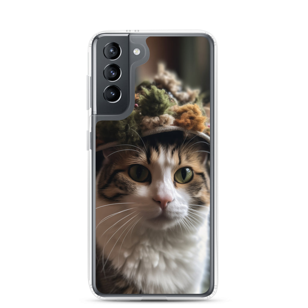 Cat Hat E Clear Case for Samsung®