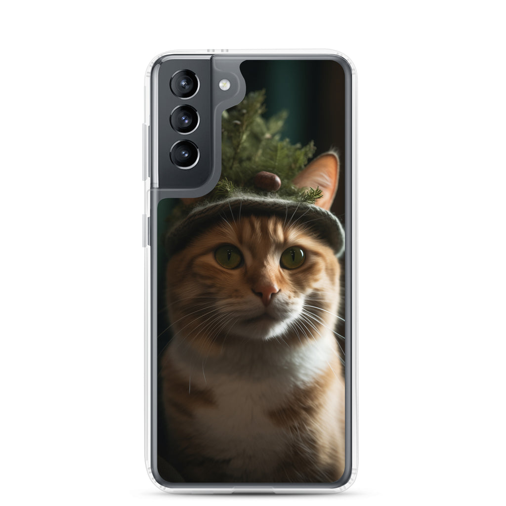 Cat Hat F Clear Case for Samsung®