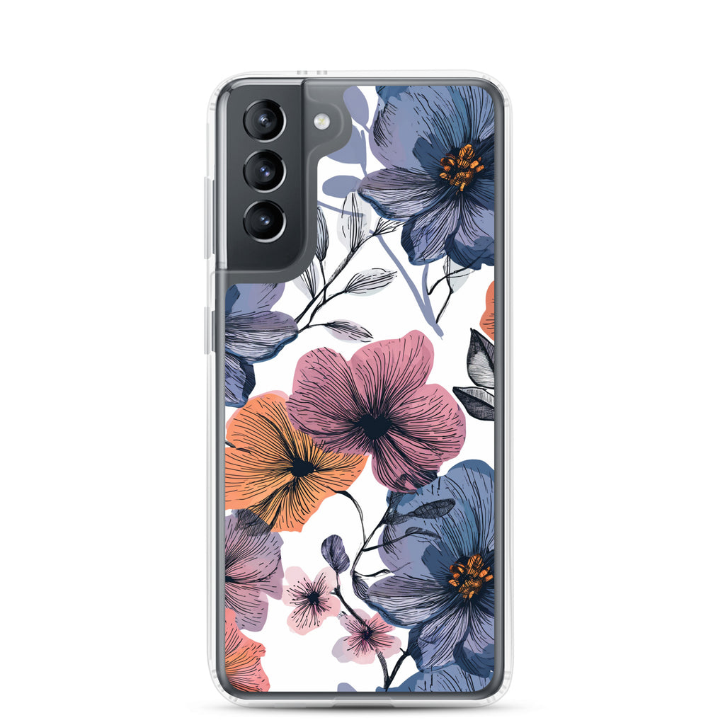 Flower Beautiful Clear Case for Samsung®