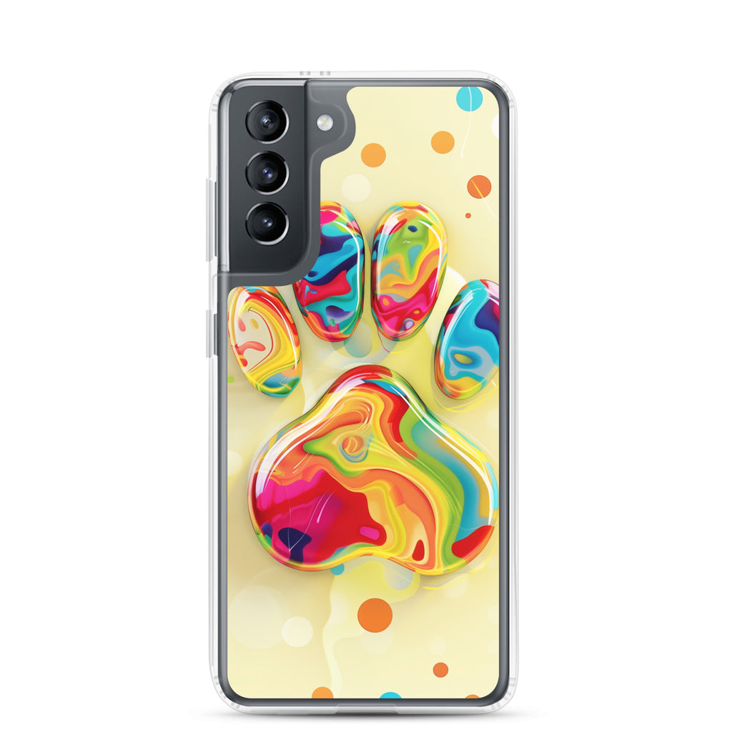 Artistic PawPrints Celestia Clear Case for Samsung®