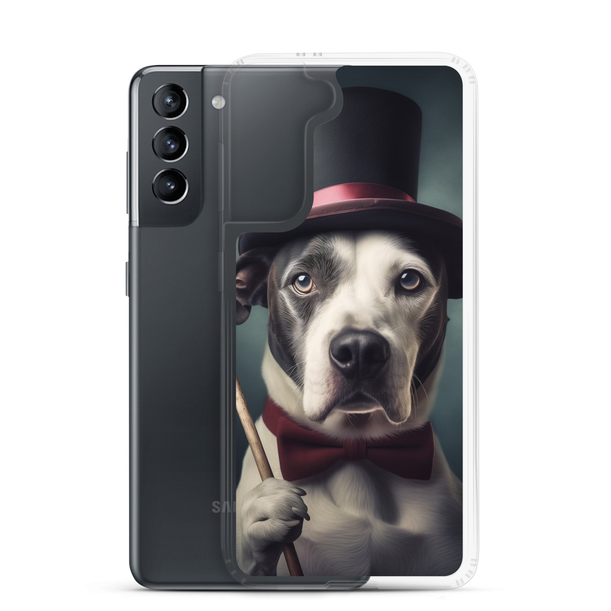 Top Hat Dog D Clear Case for Samsung®