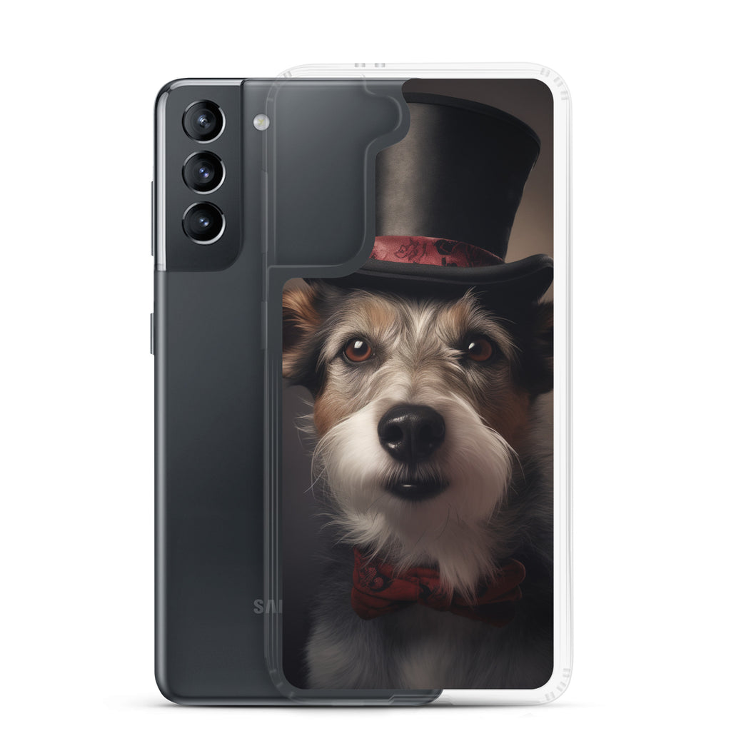Top Hat Dog E Clear Case for Samsung®