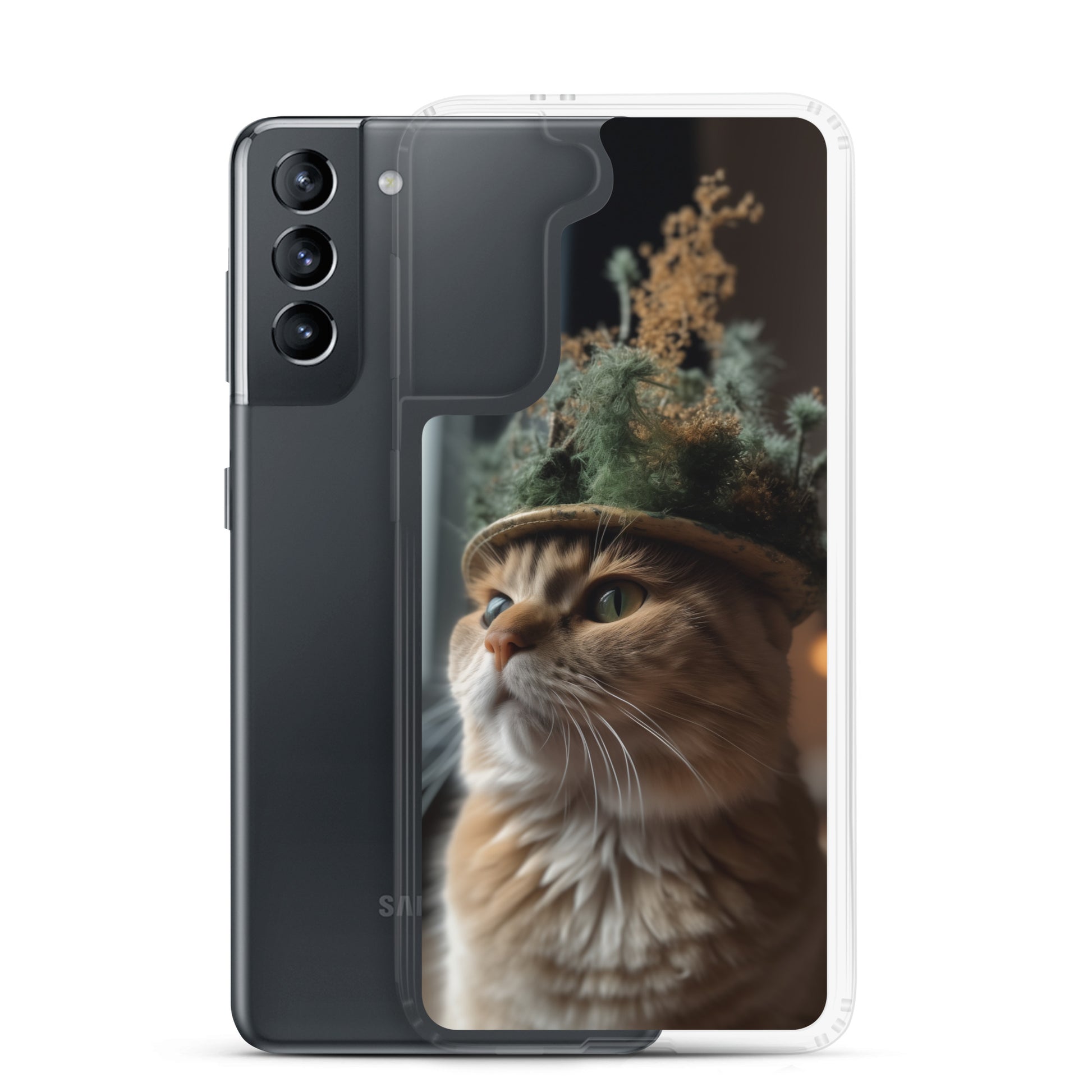 Cat Hat BClear Case for Samsung®