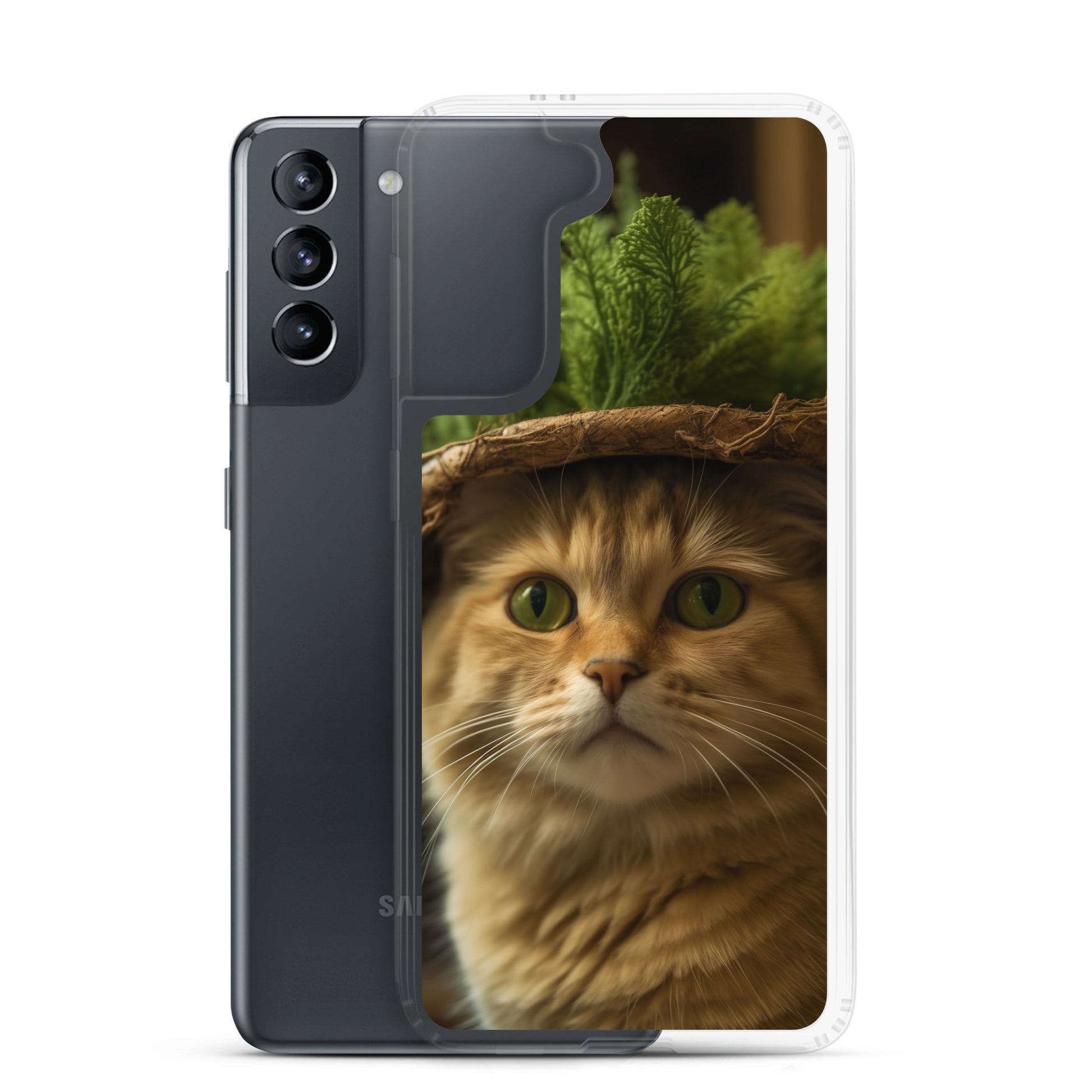 Cat Hat D Clear Case for Samsung®