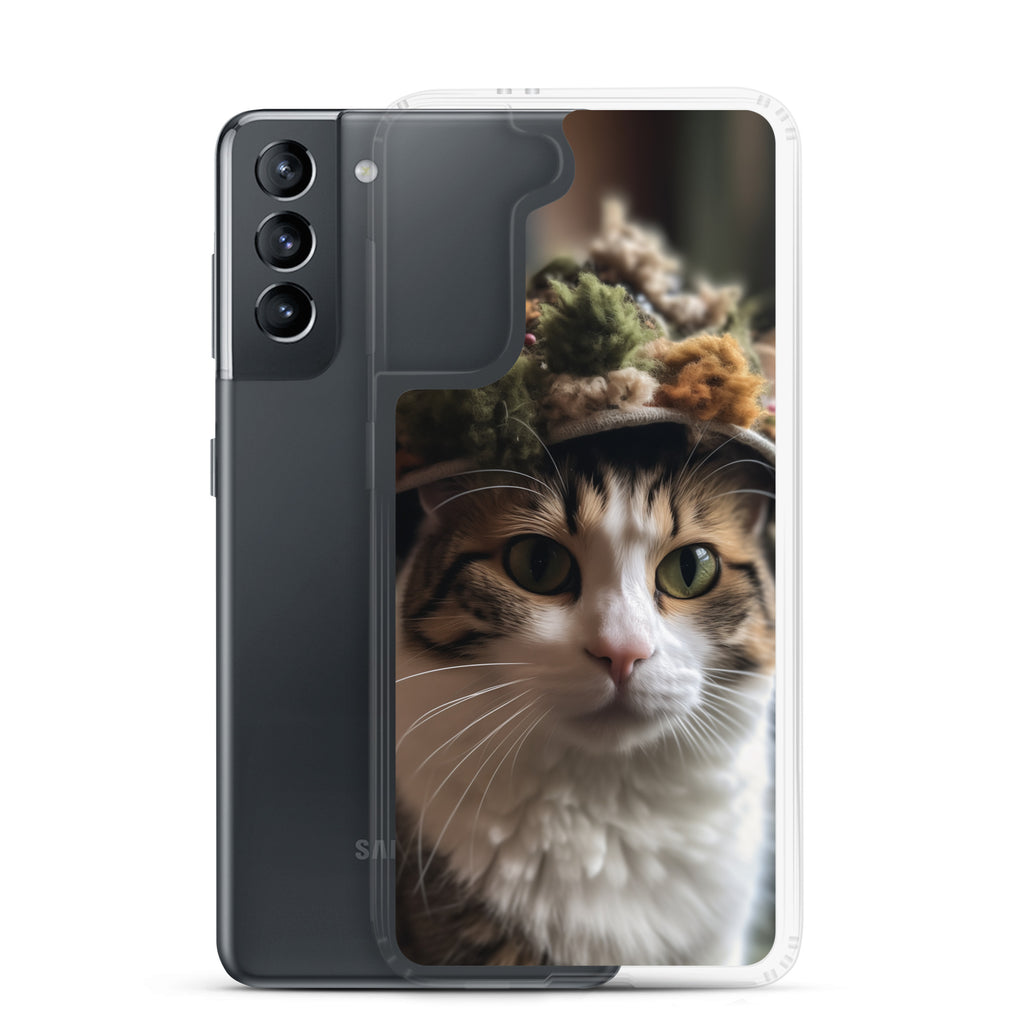 Cat Hat E Clear Case for Samsung®