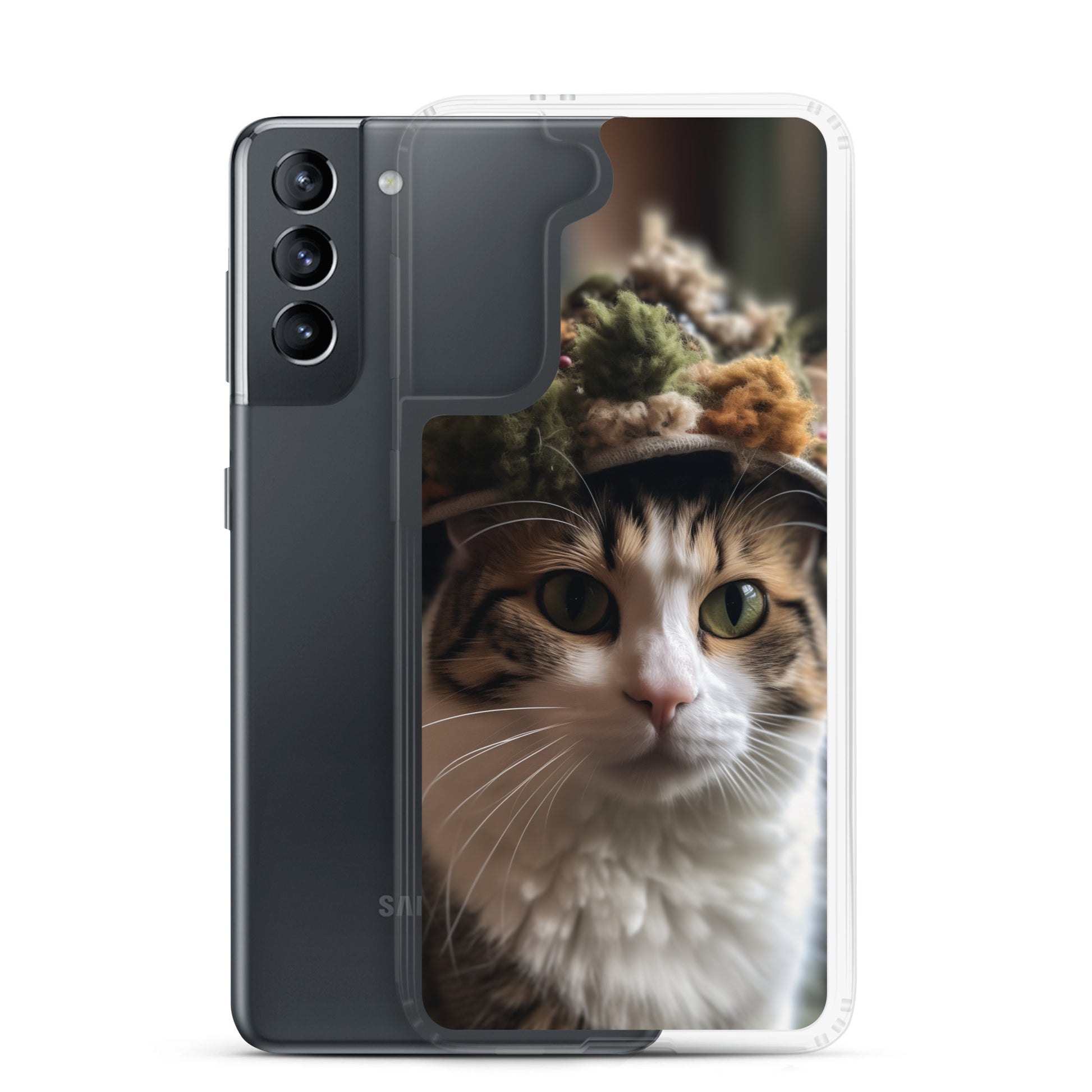 Cat Hat E Clear Case for Samsung®