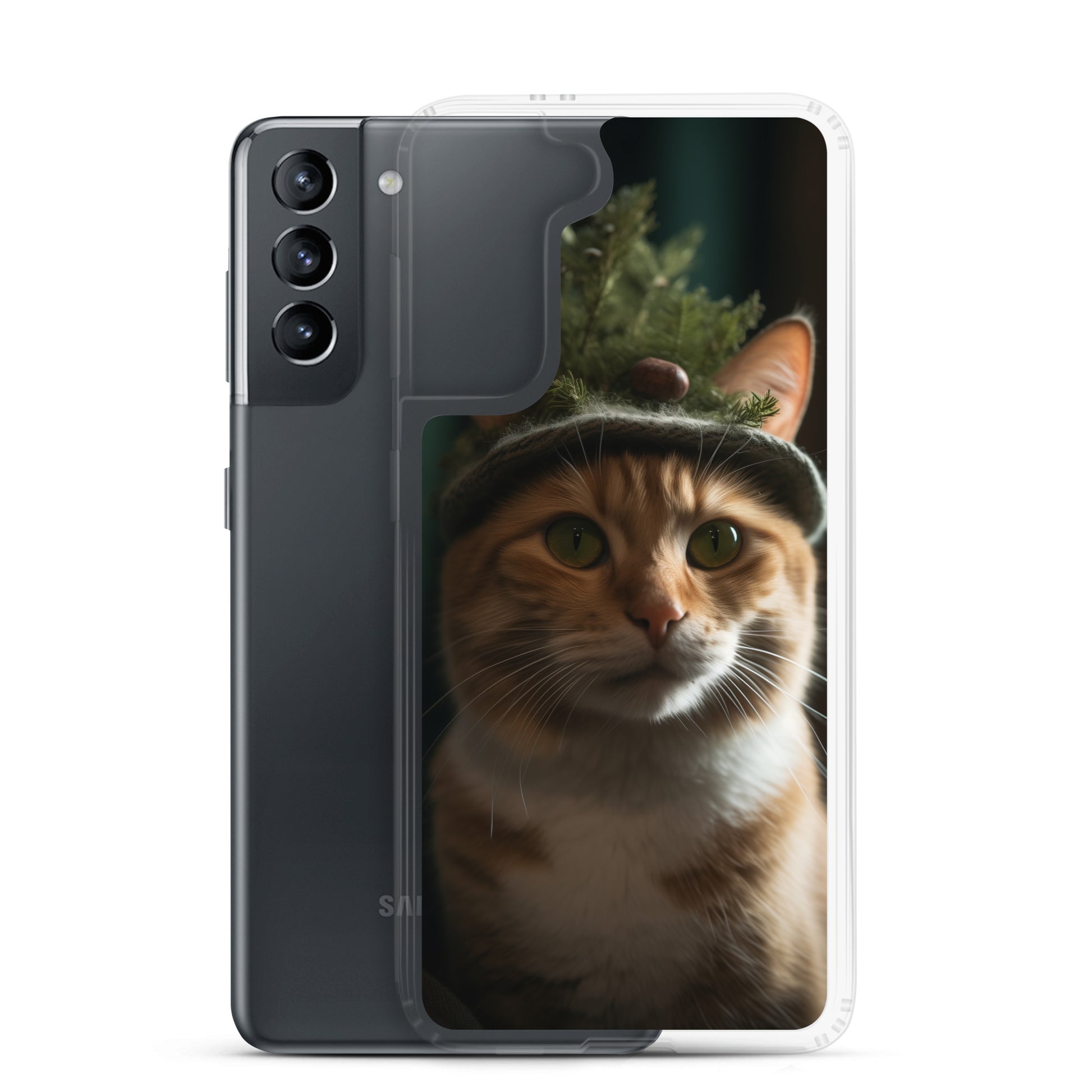 Cat Hat F Clear Case for Samsung®