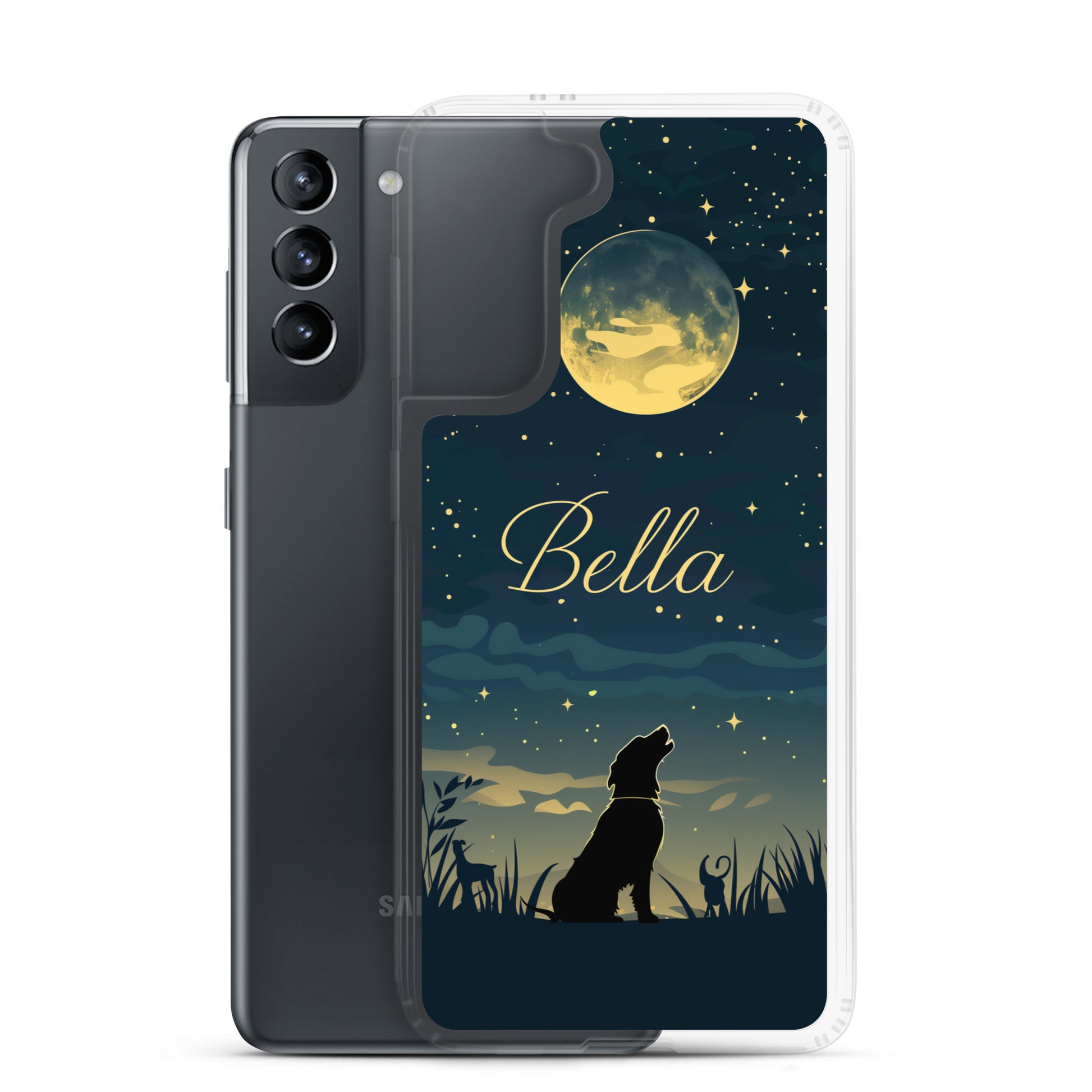 Canine Name Bella Clear Case for Samsung®