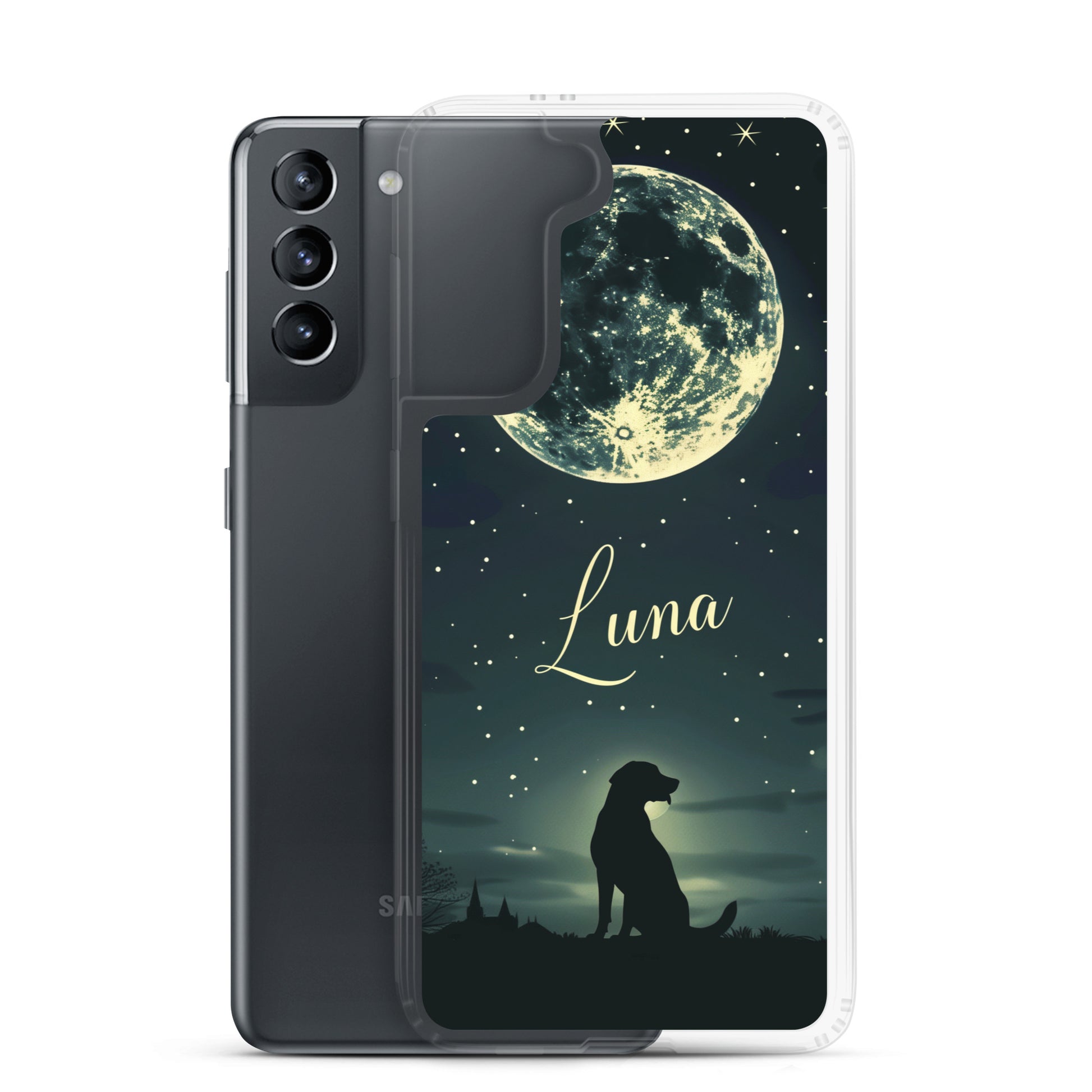 Canine Name Luna Clear Case for Samsung®