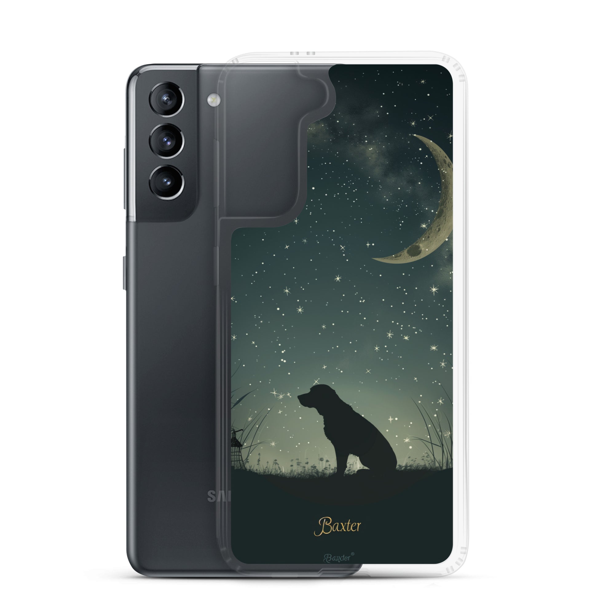 Canine Name Baxter Clear Case for Samsung®