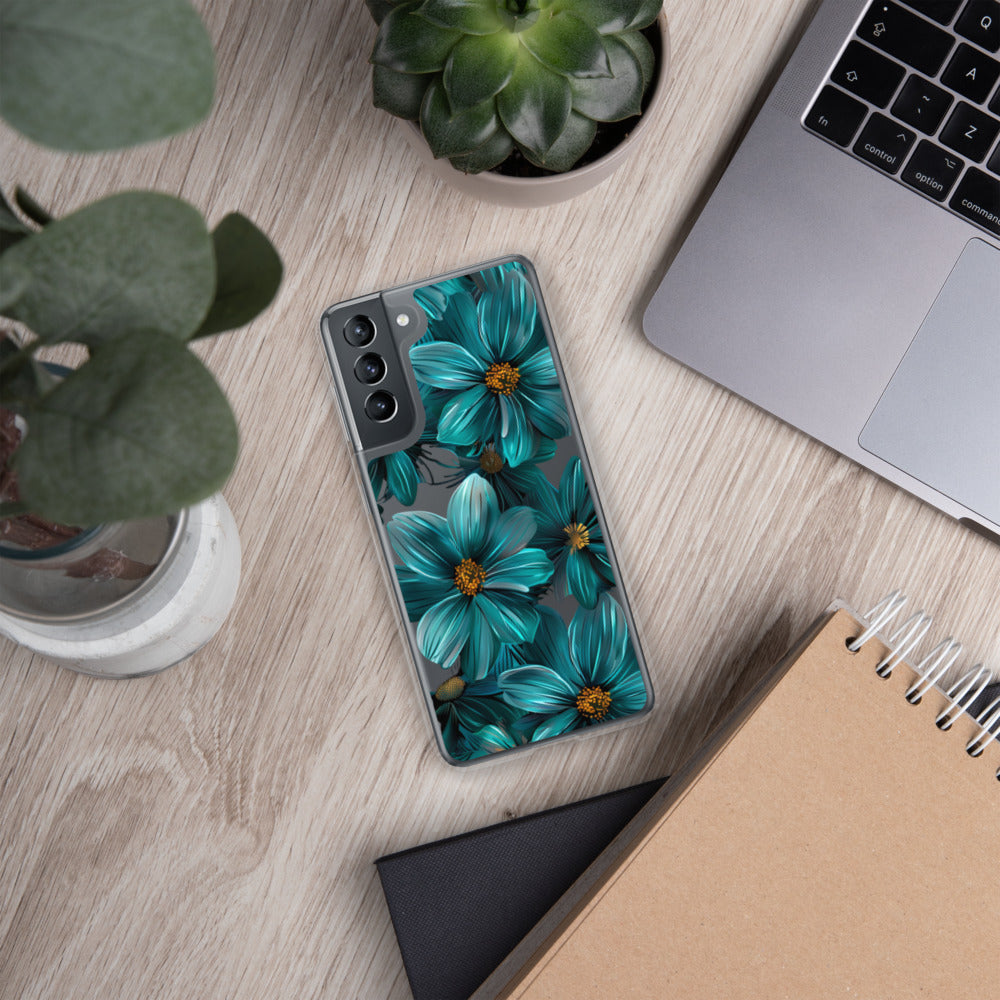 Floral Symphony D Clear Case for Samsung®