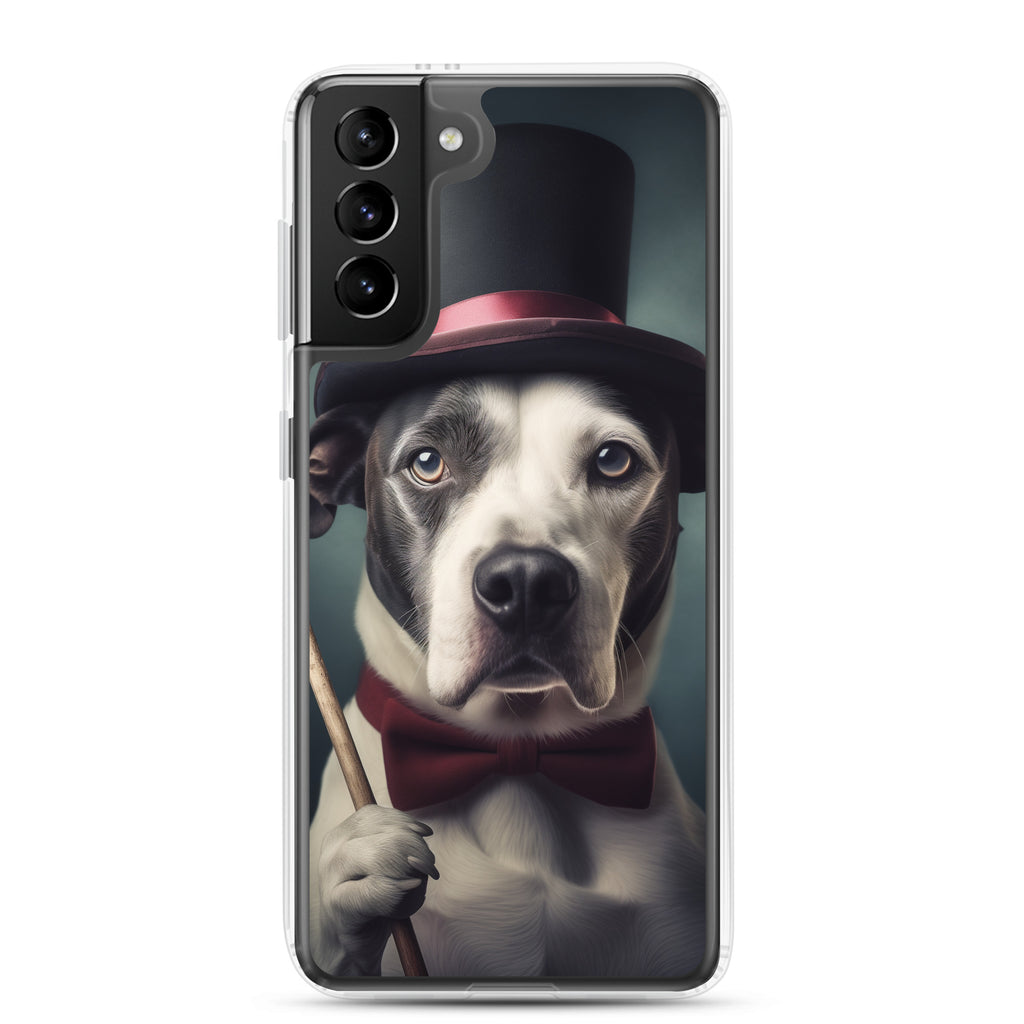 Top Hat Dog D Clear Case for Samsung®