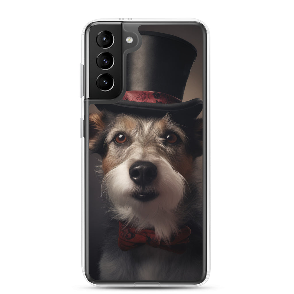 Top Hat Dog E Clear Case for Samsung®