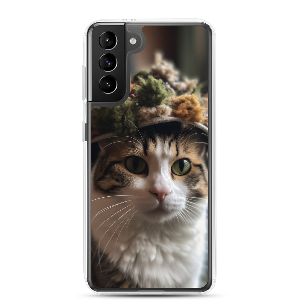 Cat Hat E Clear Case for Samsung®