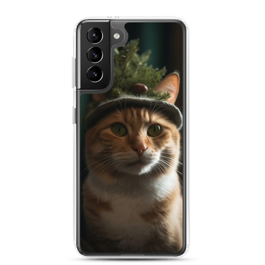 Cat Hat F Clear Case for Samsung®