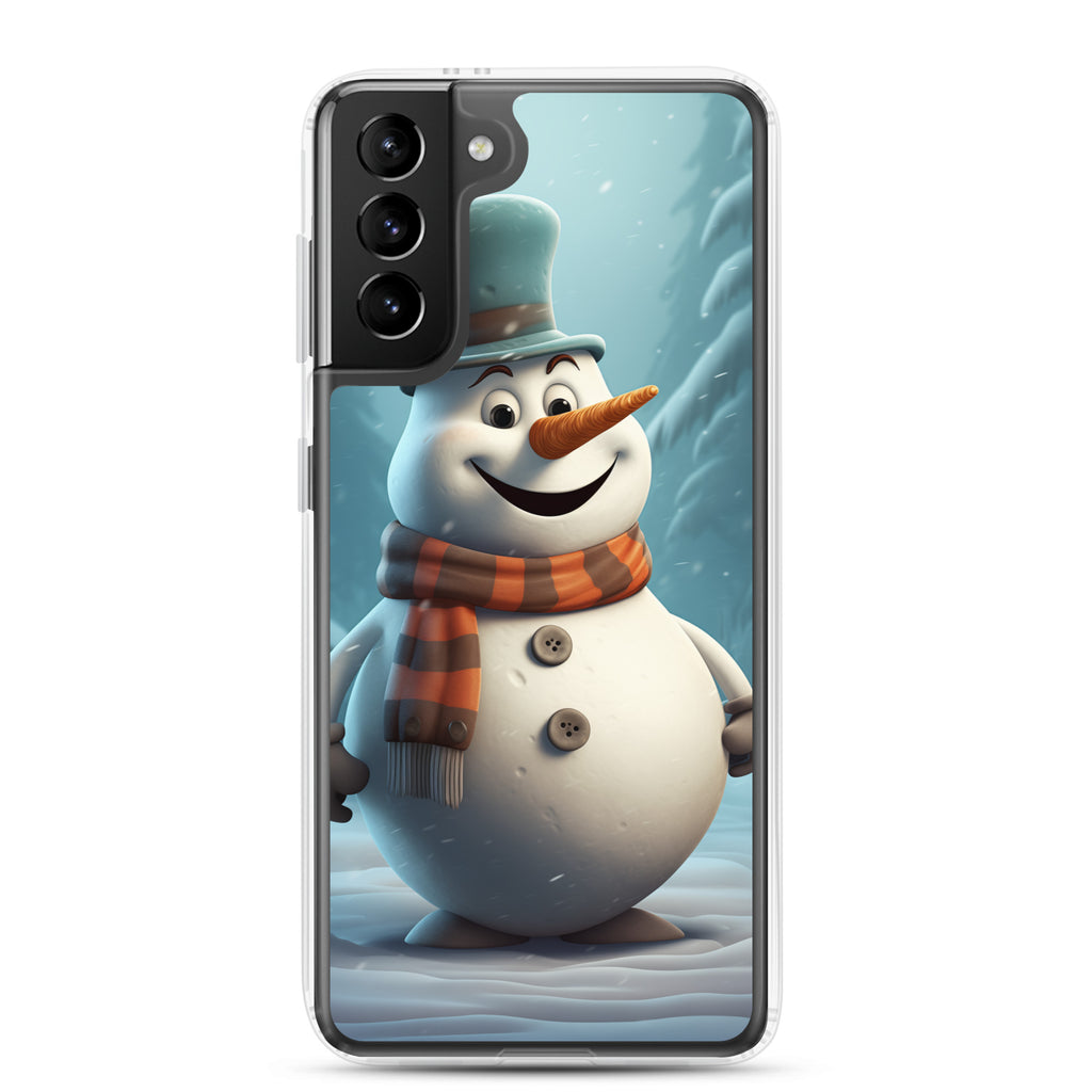 Snowman Gray Clear Case for Samsung®