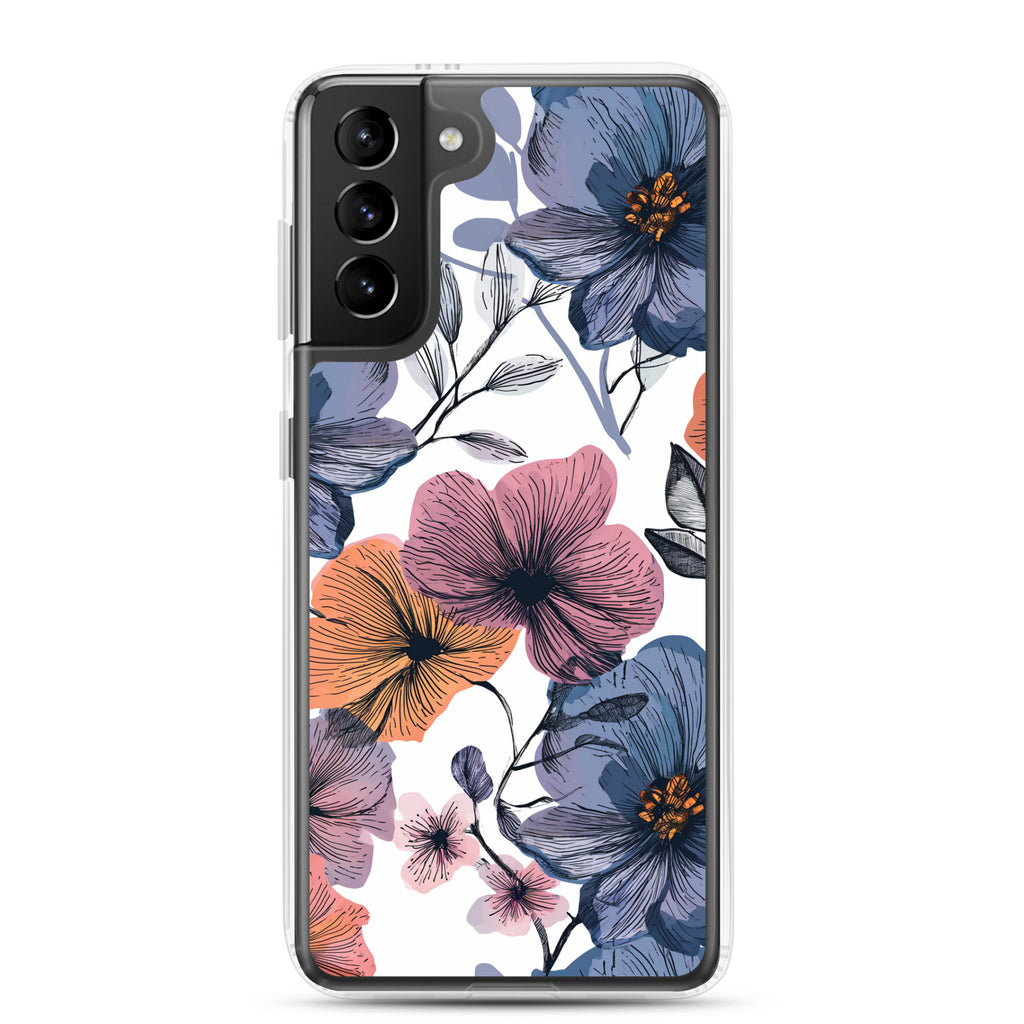 Flower Beautiful Clear Case for Samsung®