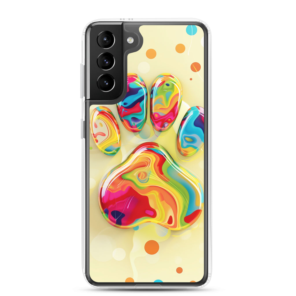 Artistic PawPrints Celestia Clear Case for Samsung®