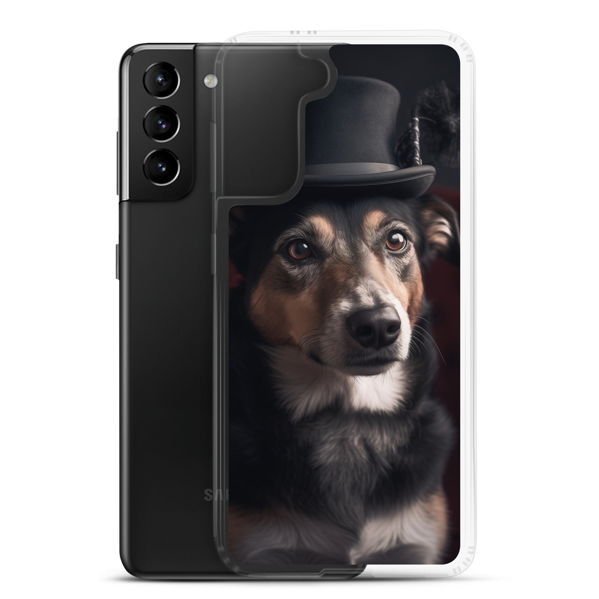 Top Hat Dog B Clear Case for Samsung®