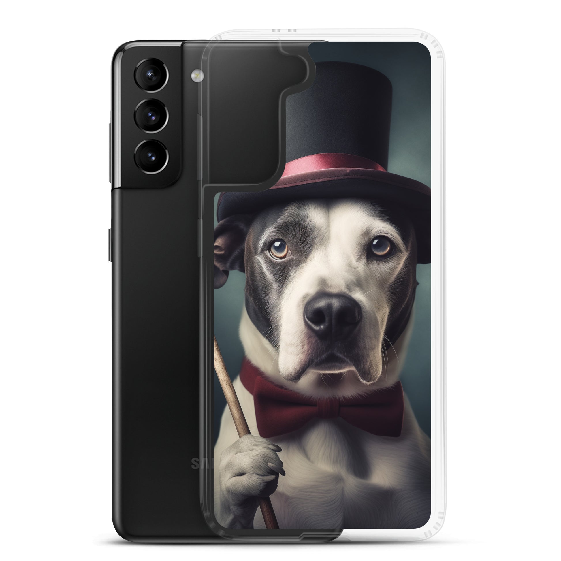 Top Hat Dog D Clear Case for Samsung®