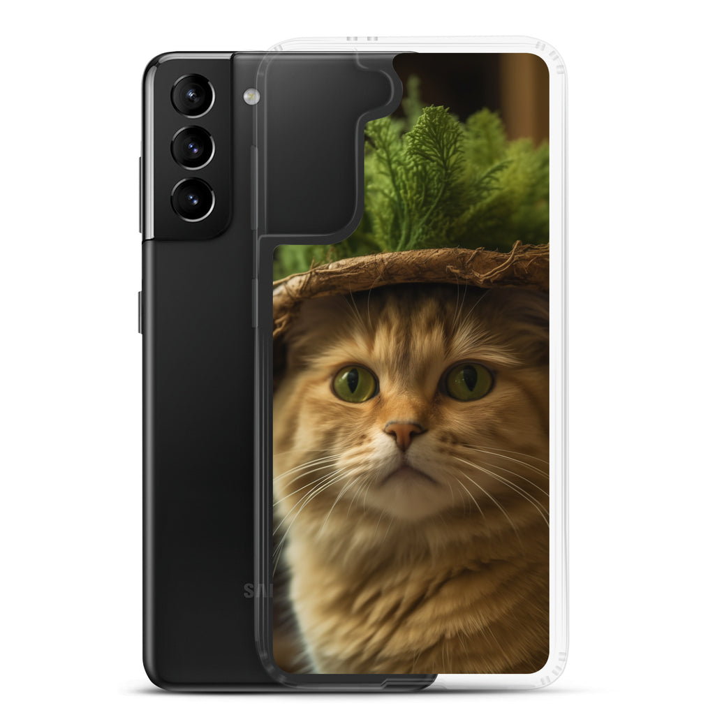 Cat Hat D Clear Case for Samsung®