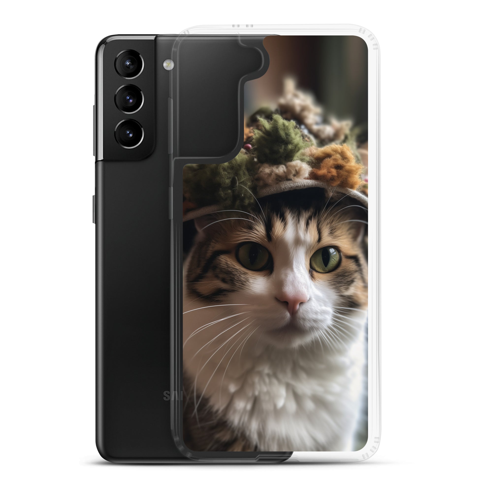 Cat Hat E Clear Case for Samsung®