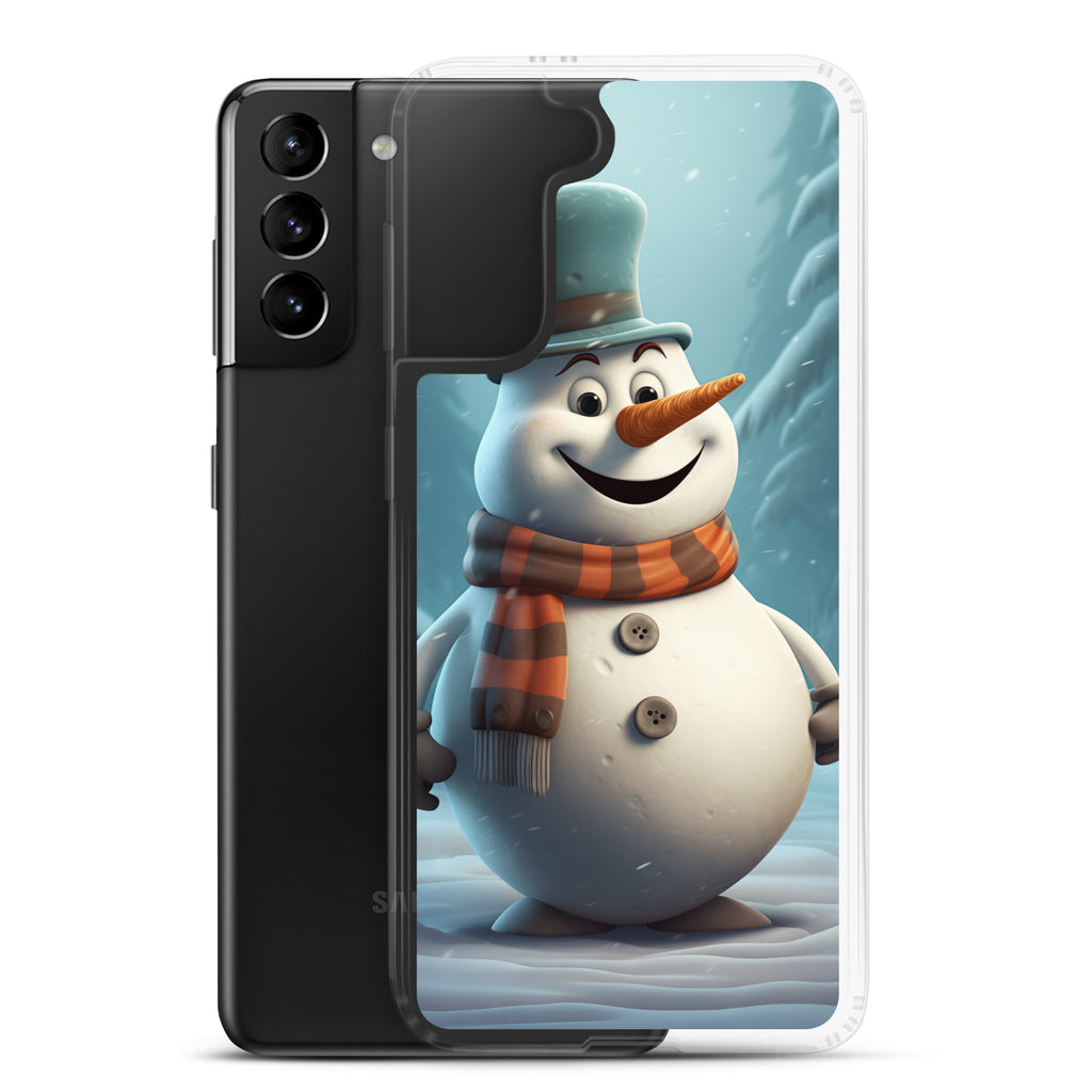 Snowman Gray Clear Case for Samsung®