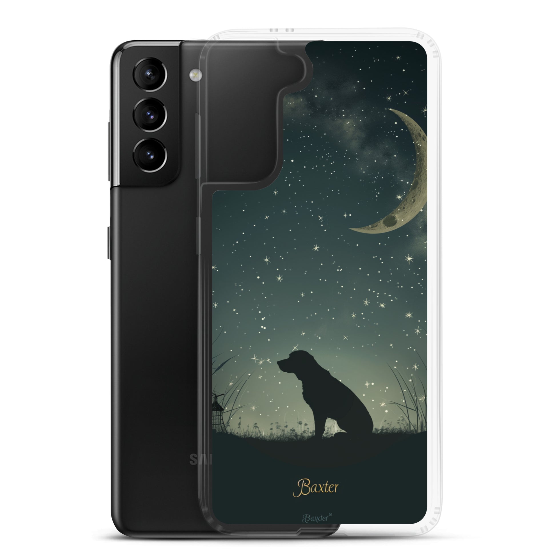 Canine Name Baxter Clear Case for Samsung®