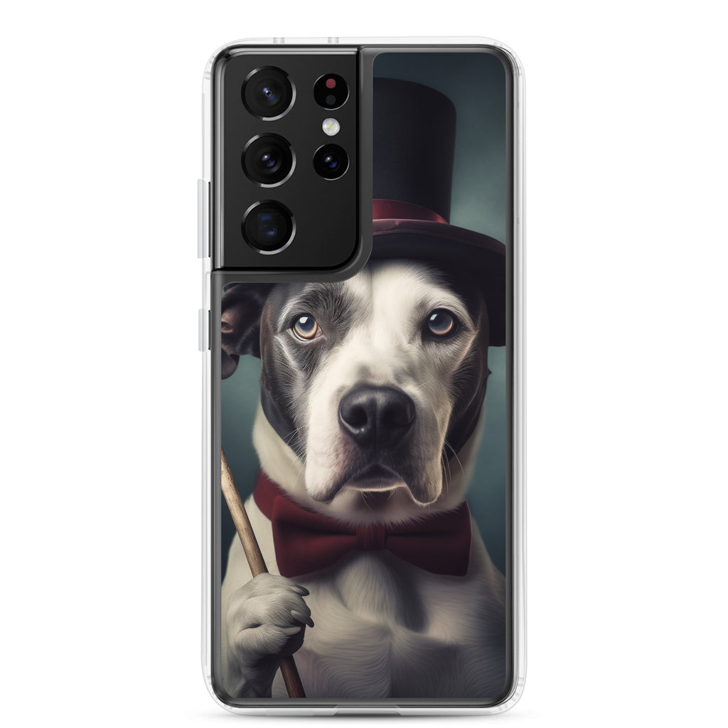 Top Hat Dog D Clear Case for Samsung®