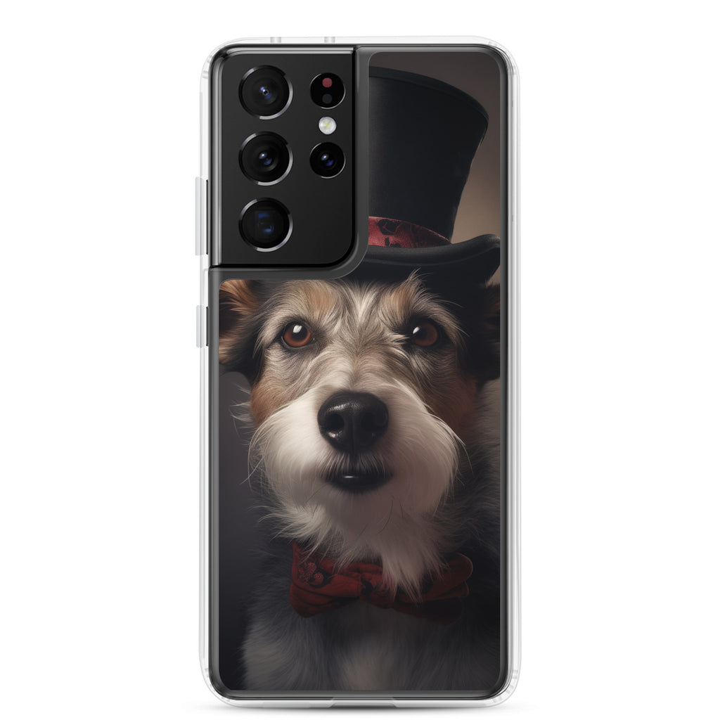 Top Hat Dog E Clear Case for Samsung®