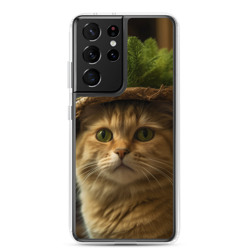 Cat Hat D Clear Case for Samsung®